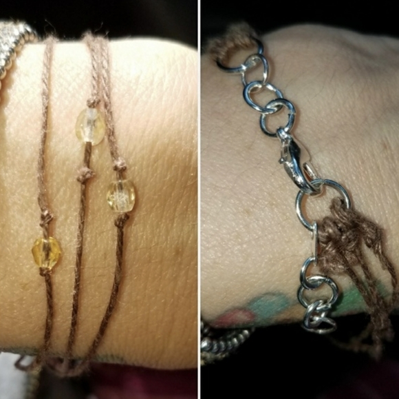 New Semi Precious 💋Wish Bracelet Handmade by ME! - Picture 3 of 4